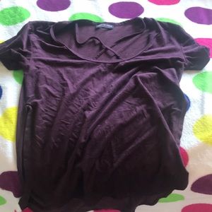 burgundy top from fashion nova !!